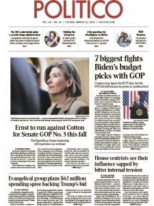 Politico - March 12, 2024 English | 20 pages | True PDF | 40.9 MB