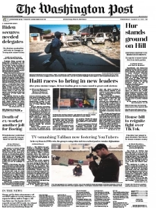 The Washington Post - March 13, 2024 English | 54 pages | True PDF | 20 MB