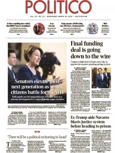 Politico - 20 March 2024 English | 20 pages | True PDF | 27 MB