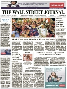 华尔街日报PDF免费下载 The Wall Street Journal 2024年6月5日