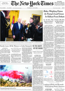 纽约时报免费下载 The New York Times 2024年7月4日