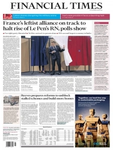 金融时报PDF免费下载 Financial Times PDF 2024年7月8日