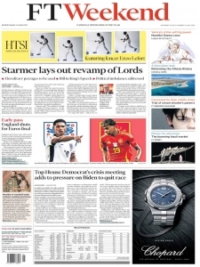 金融时报PDF免费下载 Financial Times PDF 2024年7月13日