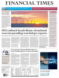 金融时报PDF免费下载 Financial Times PDF 2024年7月24日