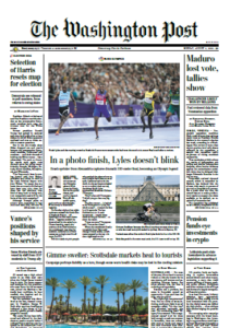 华盛顿邮报PDF免费下载 The Washington Post 2024年8月5日