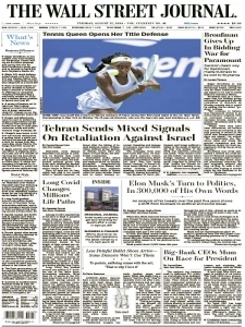 华尔街日报PDF免费下载 The Wall Street Journal 2024年8月27日
