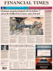 金融时报PDF免费下载 Financial Times PDF 2024年10月18日