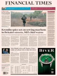 金融时报PDF免费下载 Financial Times PDF 2024年10月9日