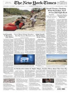 纽约时报免费下载 The New York Times 2024年10月3日