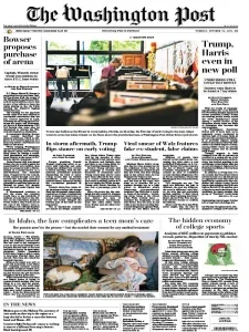 华盛顿邮报PDF免费下载 The Washington Post 2024年10月22日