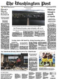 华盛顿邮报PDF免费下载 The Washington Post 2024年10月21日