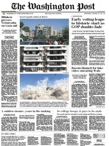 华盛顿邮报PDF免费下载 The Washington Post 2024年10月23日