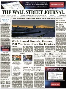 华尔街日报PDF免费下载 The Wall Street Journal 2024年10月22日