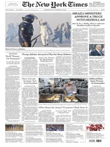 纽约时报免费下载 The New York Times 2024年11月27日