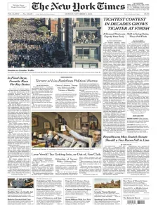 纽约时报免费下载 The New York Times 2024年11月4日