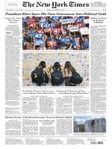 纽约时报免费下载 The New York Times 2024年11月8日