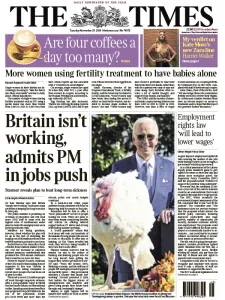 泰晤士报PDF免费下载 The Times PDF 2024年11月26日