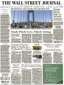 华尔街日报PDF免费下载 The Wall Street Journal 2024年11月4日