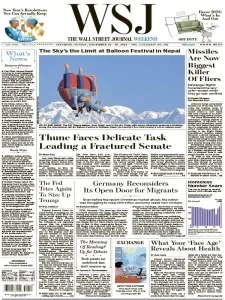 华尔街日报pdf免费下载 The Wall Street Journal 2024年12月28日