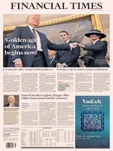 金融时报PDF免费下载 Financial Times PDF 2025年1月21日