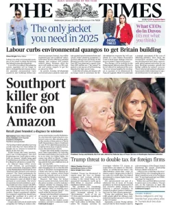 泰晤士报PDF免费下载 The Times PDF 2025年1月22日