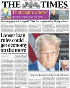 泰晤士报PDF免费下载 The Times PDF 2025年1月17日