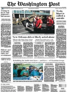 华盛顿邮报PDF免费下载 The Washington Post 2025年1月3日