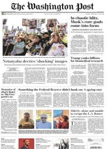 华盛顿邮报PDF免费下载 The Washington Post 2025年2月9日