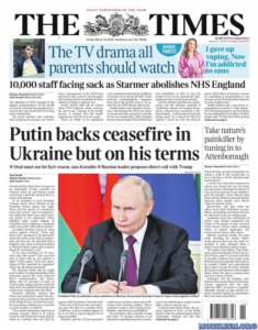 泰晤士报PDF免费下载 The Times PDF 2025年3月14日