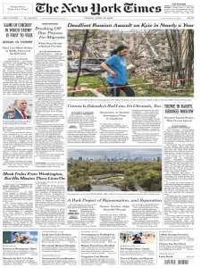 纽约时报免费下载 The New York Times 2025年4月25日