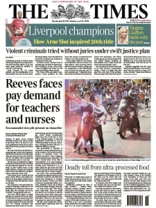 泰晤士报PDF免费下载 The Times PDF 2025年4月28日