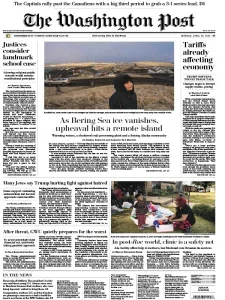 华盛顿邮报PDF免费下载 The Washington Post 2025年4月28日
