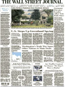 华尔街日报pdf免费下载 The Wall Street Journal 2025年5月7日