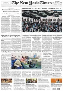 纽约时报免费下载 The New York Times 2025年6月9日