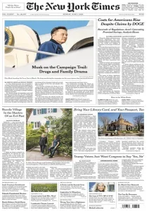 纽约时报免费下载 The New York Times 2025年6月1日