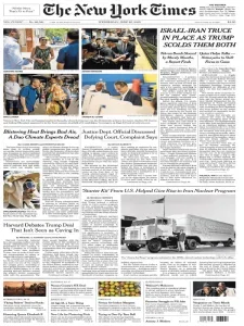 纽约时报免费下载 The New York Times 2025年6月25日