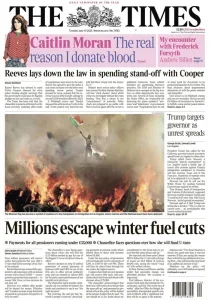 泰晤士报PDF免费下载 The Times PDF 2025年6月10日