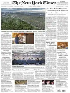 纽约时报免费下载 The New York Times 2025年8月25日