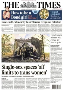 泰晤士报PDF免费下载 The Times PDF 2025年8月8日