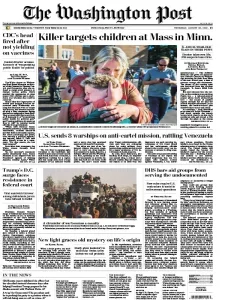 华盛顿邮报PDF免费下载 The Washington Post 2025年8月28日