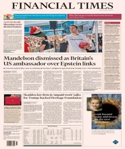 金融时报PDF免费下载 Financial Times PDF 2025年9月12日