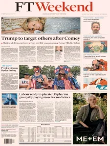 金融时报PDF免费下载 Financial Times PDF 2025年9月27日