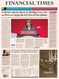 金融时报PDF免费下载 Financial Times PDF 2025年9月30日