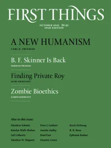 First Things - October 2025