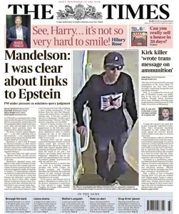 泰晤士报PDF免费下载 The Times PDF 2025年9月12日