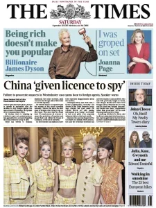 泰晤士报PDF免费下载 The Times PDF 2025年9月20日