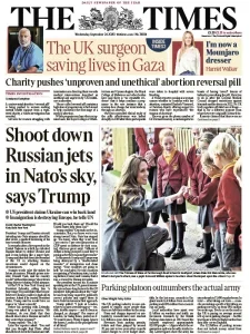 泰晤士报PDF免费下载 The Times PDF 2025年9月24日