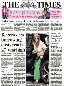 泰晤士报PDF免费下载 The Times PDF 2025年9月3日