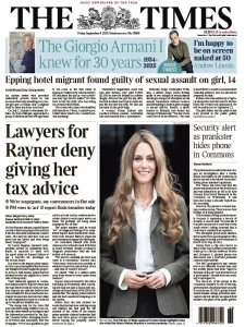 泰晤士报PDF免费下载 The Times PDF 2025年9月5日