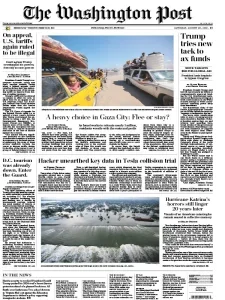 华盛顿邮报PDF免费下载 The Washington Post 2025年8月30日